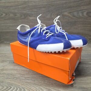 Yohji Yamamoto Adidas Y-3 Racine Shoes Womens 7 Blue White Avant Garde Cyberpunk